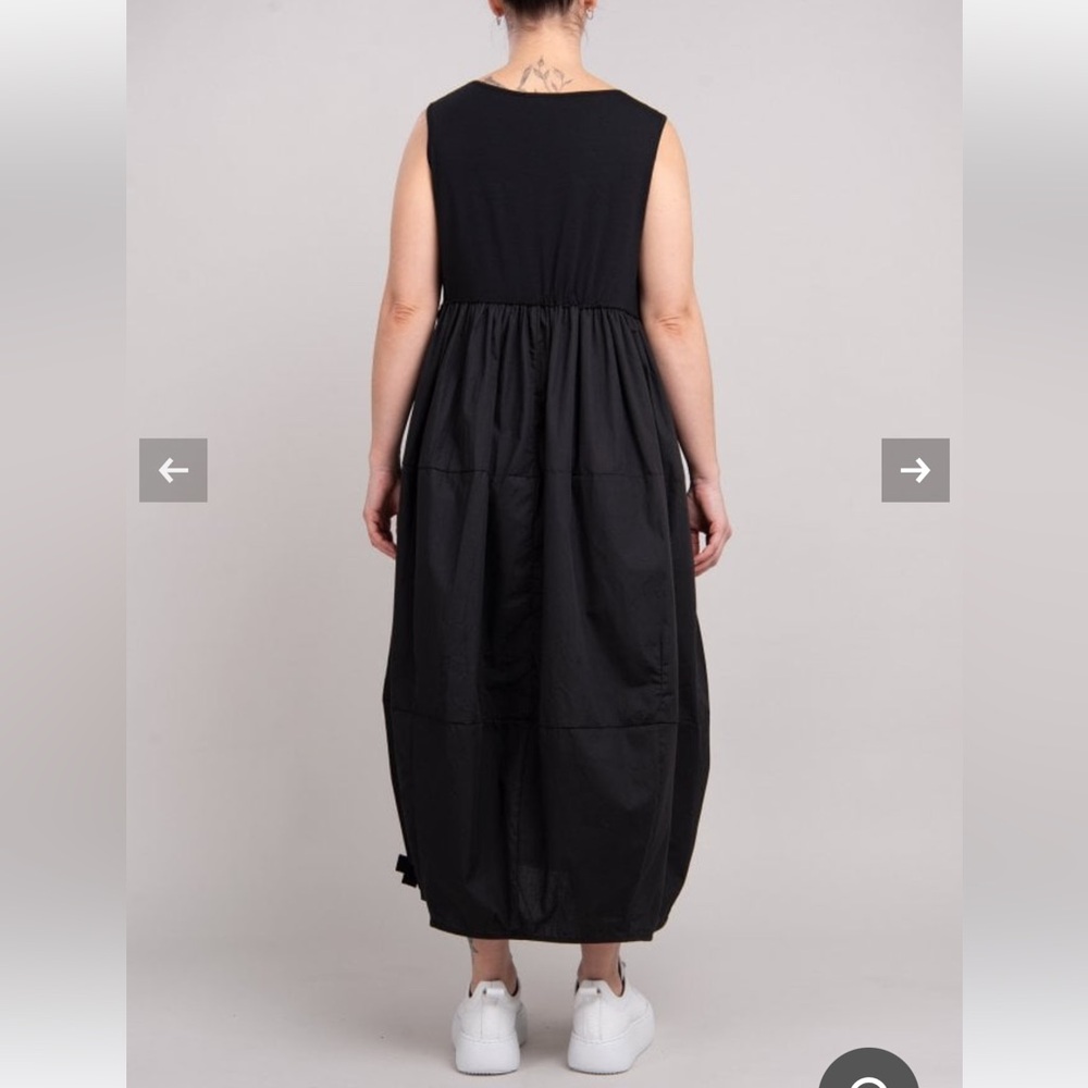 PLU Black Sleeveless Balloon Dress - Picture 7 of 12
